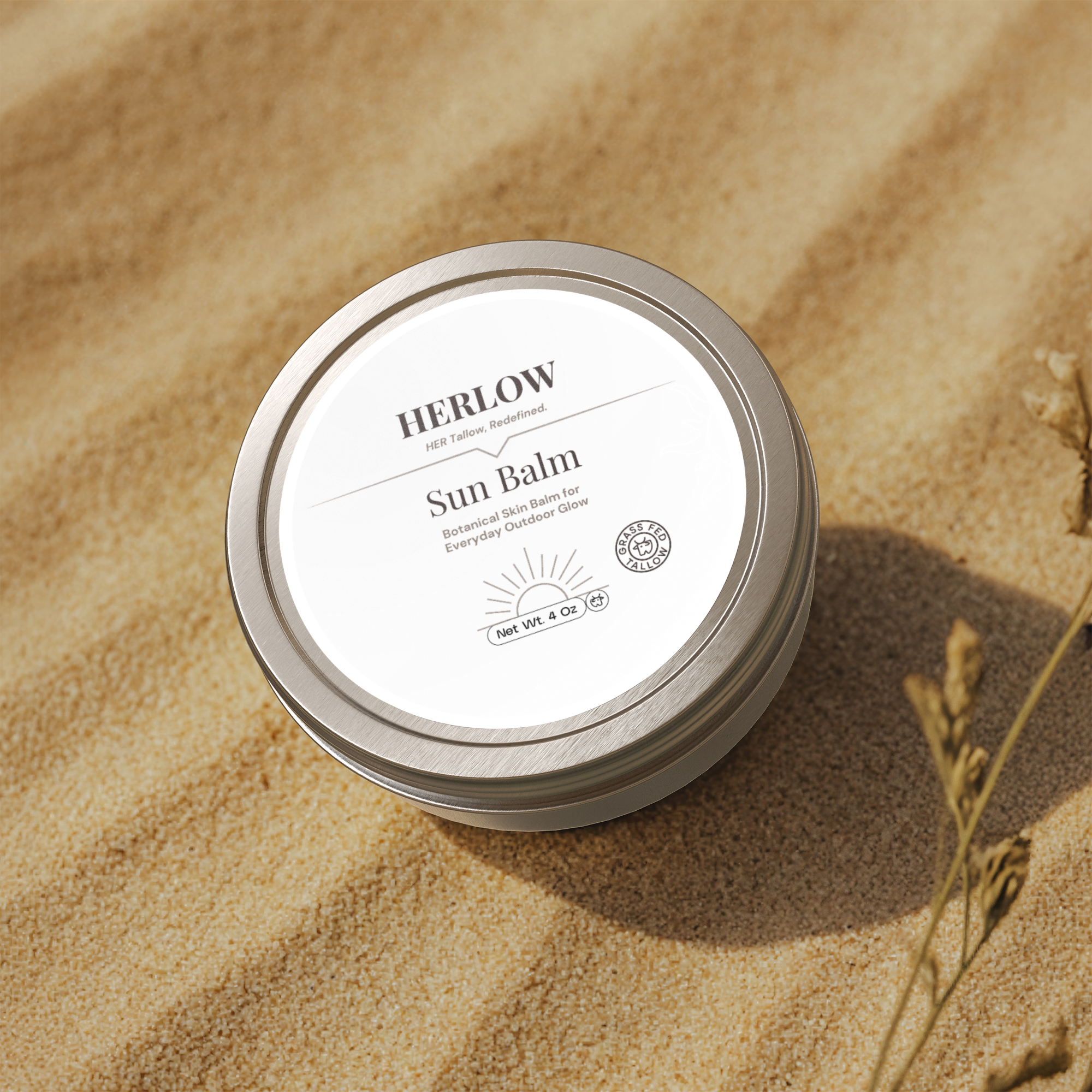 Solar Daylight Balm in Eco-Friendly Tin, a hydrating sun balm for face with natural ingredients